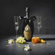 Dom Perignon Brut Champagne & King & Queen  luxury flutes