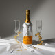 Tiffany Toasting Flutes & Veuve Clicquot Champagne Wedding Gift Set