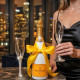 Veuve Clicquot Champagne Crystal-Adorned Wedding bottle