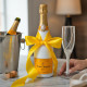 Veuve Clicquot Champagne Crystal-Adorned Wedding bottle