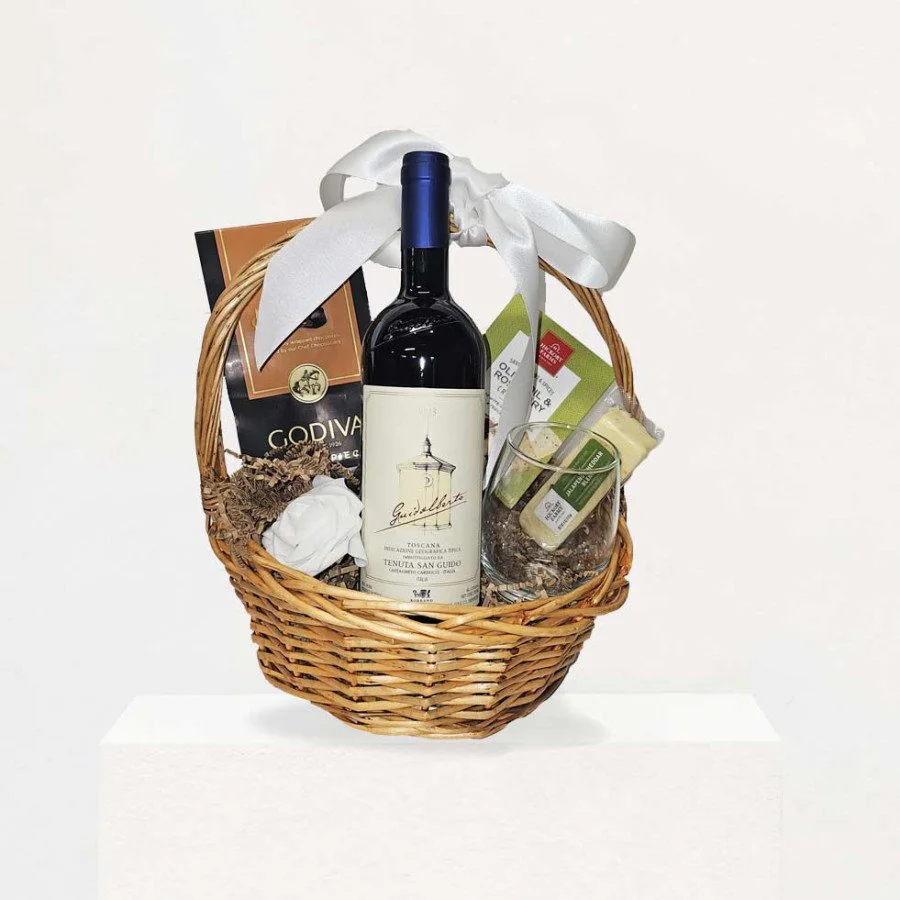 Tenuta San Guido Guidalberto Wine Wedding Gift Basket Tenuta San Guido Guidalberto Wine Wedding Gift Basket