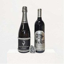 Billecart-Salmon Le Réserve & Silver Oak Alexander Valley Sparkling wedding design set