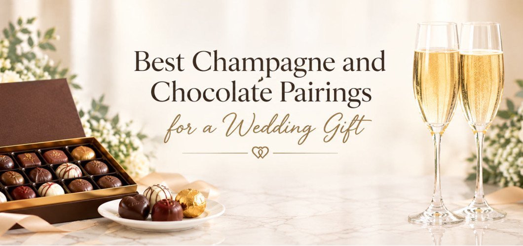 Best Champagne and Chocolate Pairings for a Wedding Gift