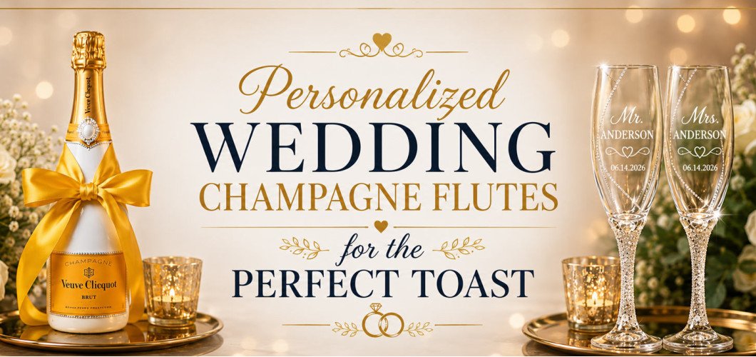 Personalized Wedding Champagne Flutes for the Perfect Toast
