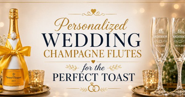 Personalized Wedding Champagne Flutes for the Perfect Toast