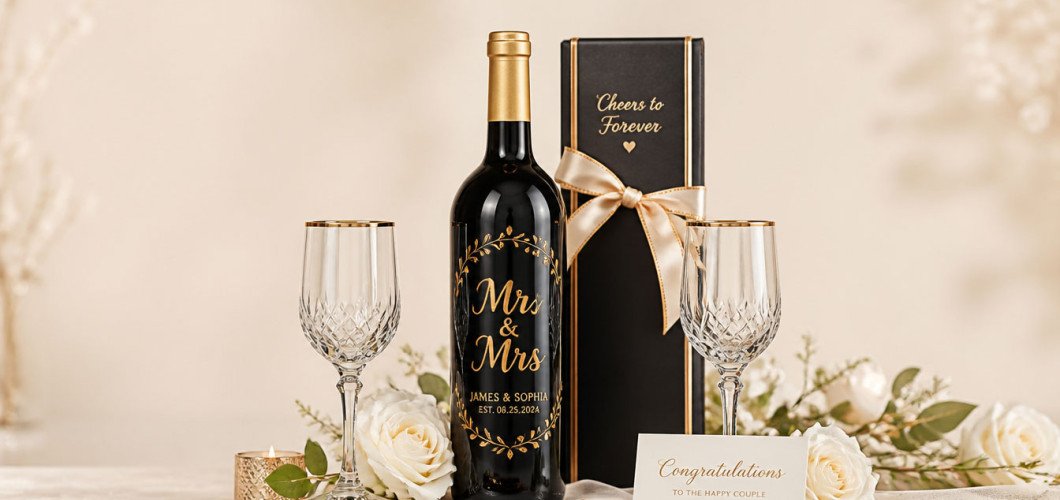 Top 5 Luxury Personalized Wedding Wine Gifts Couples Actually Love