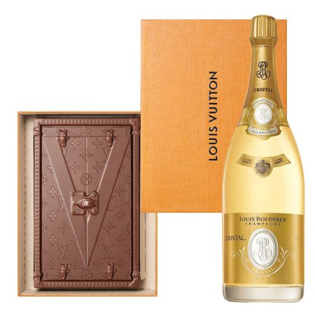Cristal Louis Roederer Champagne with Trunk Chocolate