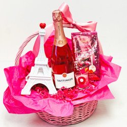 Pink Wedding Luxury Gift Basket