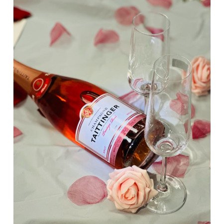 Taittinger Prestige Rose Champagne And Tiffany & Co. Flute Gift Set