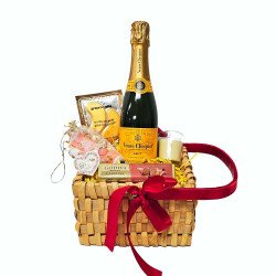 Bridal Shower Veuve Clicquot Party Favor Gift Basket