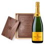 Veuve Clicquot with Louis Vuitton Trunk Chocolate
