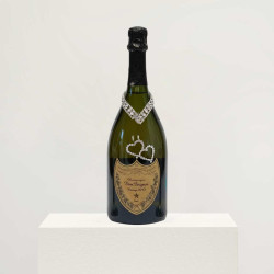 Dom Perignon luxury rhinestone love design