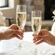 Sparkling Crown Mr & Mrs Tiffany & Co. Champagne Flutes Set of Two Sparkling Crown Mr & Mrs Tiffany & Co. Champagne Flutes Set of Two