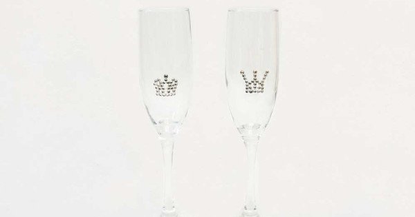 Tiffany Champagne Flutes – Luxury Crystal Glasses for Elegant Wedding Toasts