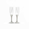 Sparkling Tiffany & Co. Champagne Flutes Set of Two