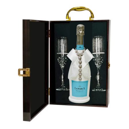 Pearl Design Sparkling Wine And Flutes Set