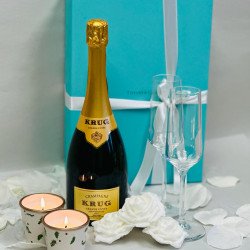 Krug Grande Cuvée And Tiffany & Co. Champagne Flutes Set Krug Grande Cuvée And Tiffany & Co. Champagne Flutes Set