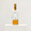 Hand-Painted Shiny Veuve Clicquot Wedding Champagne