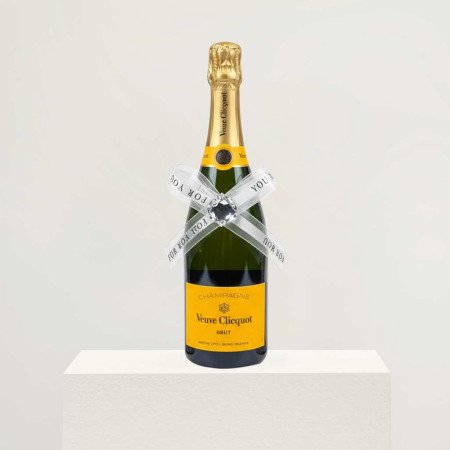 Veuve Clicquot Champagne with ribbon wedding gift Veuve Clicquot Champagne with ribbon wedding gift