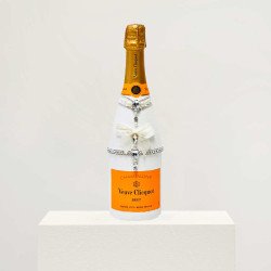 Hand-Painted Veuve Clicquot Wedding design champagne