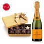 Veuve Clicquot Yellow Label Brut 375ml & Godiva 8pc Chocolate Gift Set