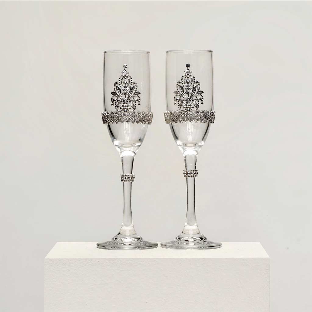 Wedding champagne Flutes